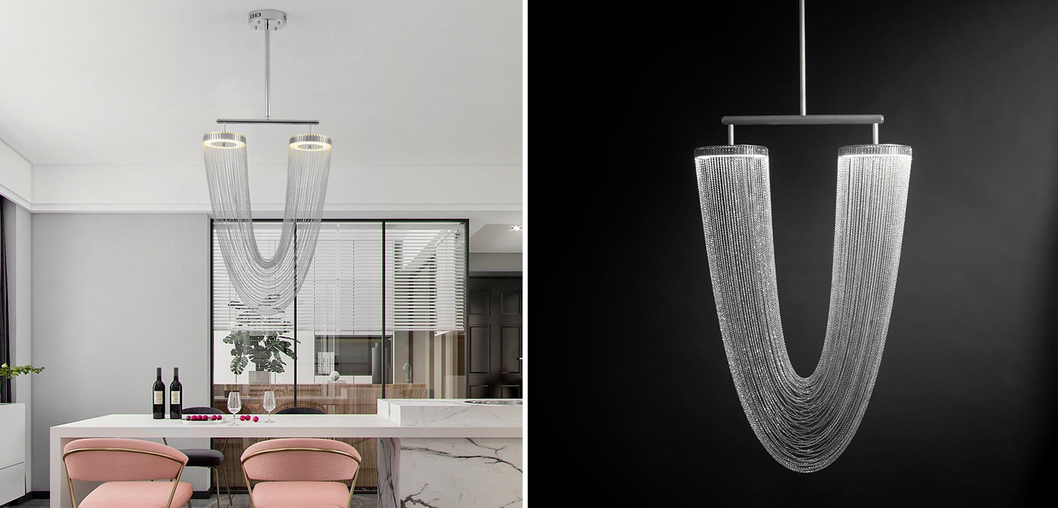 Люстра Otero Silver Larose Guyon - фото