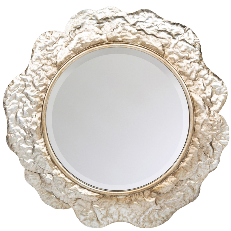 Зеркало Chlodio Crumpled Silver Mirror  в Перми | Loft Concept 