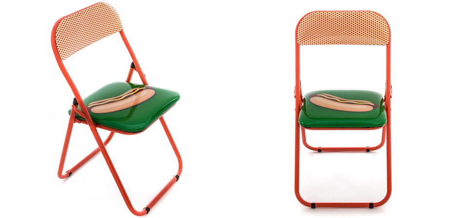 Стул Seletti Folding Chair Hot Dog Стул Seletti Folding Chair Hot Dog - Loft-Concept в Перми