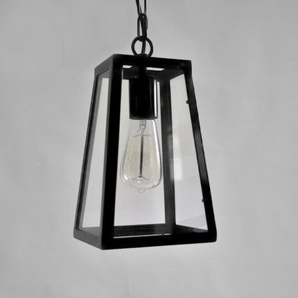 Подвесной светильник Loft Industrial Ortogonal pendant Black Черный в Перми | Loft Concept 