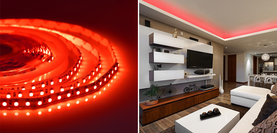 Светодиодная лента 4,8W/m 60LED/m 3528SMD красный 5M Светодиодная лента 4,8W/m 60LED/m 3528SMD красный 5M - Loft-Concept в Перми