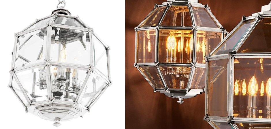 Люстра Lantern Owen Nickel S - Loft-Concept в Перми