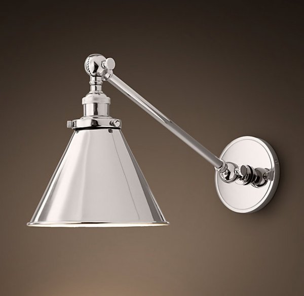 Бра 20TH C Library Single Sconce silver  в Перми | Loft Concept 