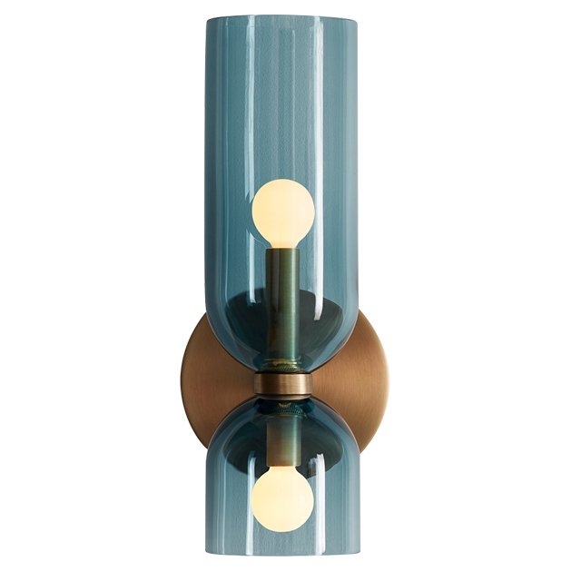 Бра Lightmaker Studio Edie Sconce Blue Медь Синий в Перми | Loft Concept 