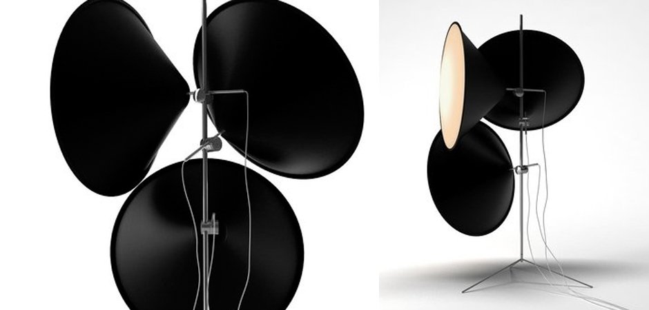 Торшер Tom Dixon Cone Black Торшер Tom Dixon Cone Black - Loft-Concept в Перми