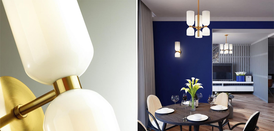 Бра Articolo Double Cup Золотое Бра Articolo Double Cup Золотое - Loft-Concept в Перми