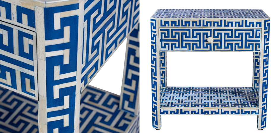 Тумба Insignia Bone Inlay Bedside Тумба Insignia Bone Inlay Bedside - Loft-Concept в Перми