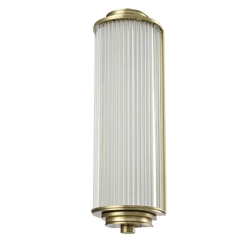 Бра Brion Glass TUBE Wall Lamp Brass Латунь Прозрачный (Transparent) в Перми | Loft Concept 