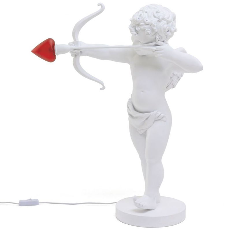 Настольная лампа Купидон со стрелой Seletti Cupid Lamp Белый в Перми | Loft Concept 