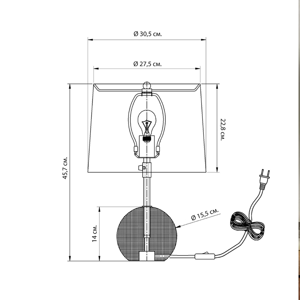 Настольная лампа на круглом основании из дерева Table Lamp Wood Настольная лампа на круглом основании из дерева Table Lamp Wood в Перми