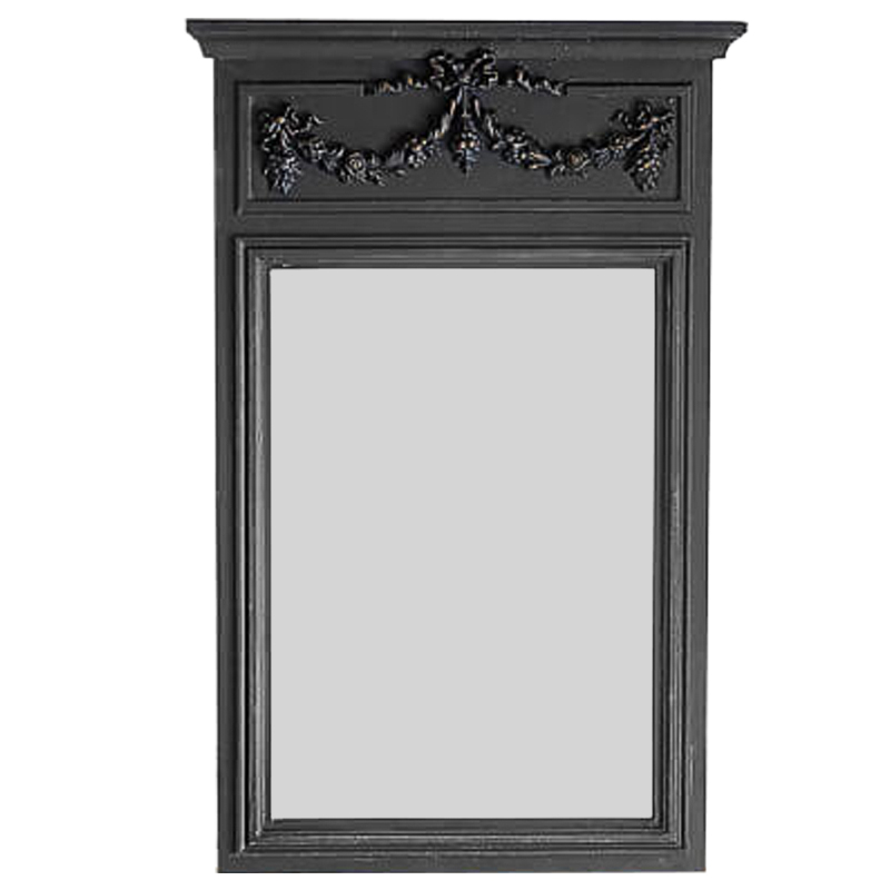 Зеркало Arcadie Mirror Black Винтажный черный в Перми | Loft Concept 