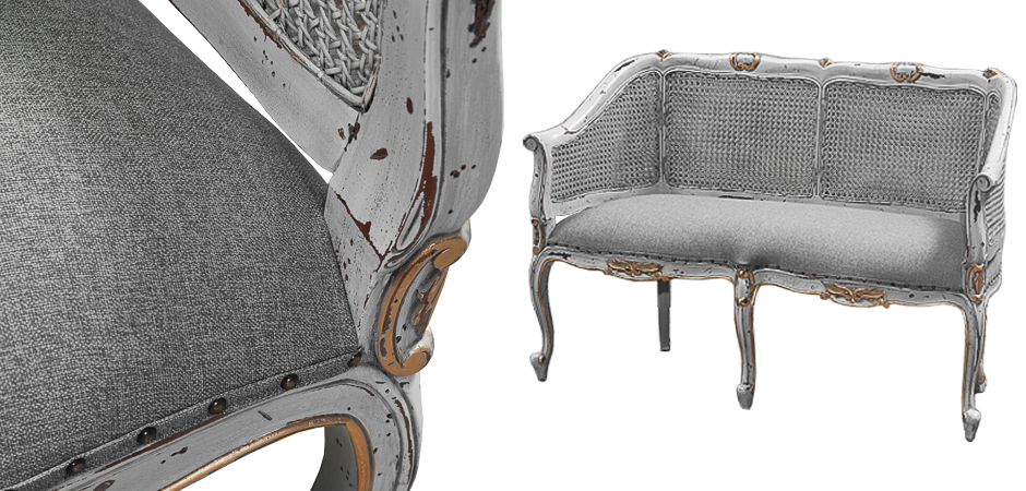 Диван Maria Antoinette Gray Sofa Диван Maria Antoinette Gray Sofa - Loft-Concept в Перми