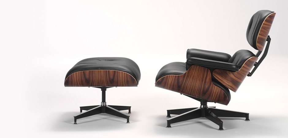 Кресло Eames Lounge Chair & Ottoman Кресло Eames Lounge Chair & Ottoman - Loft-Concept в Перми