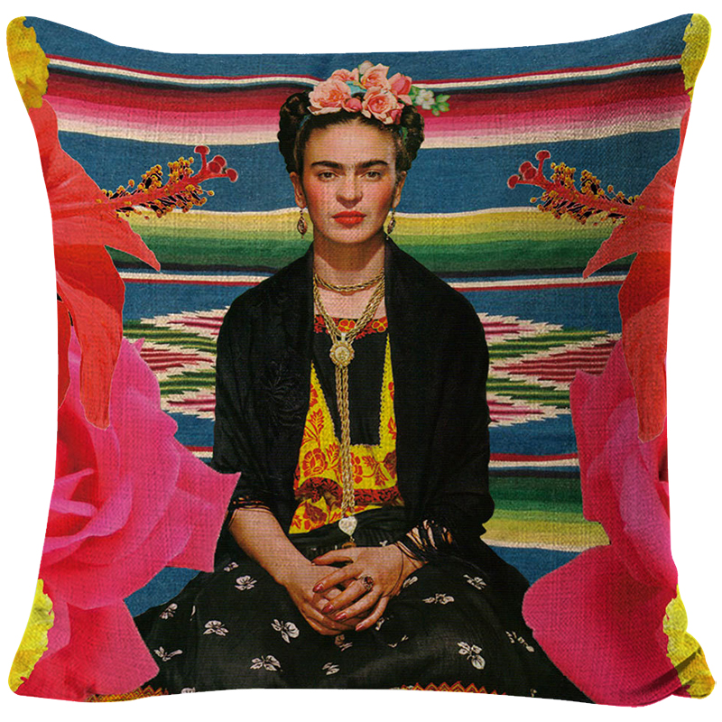 Декоративная подушка Frida Kahlo 6 Мульти в Перми | Loft Concept 