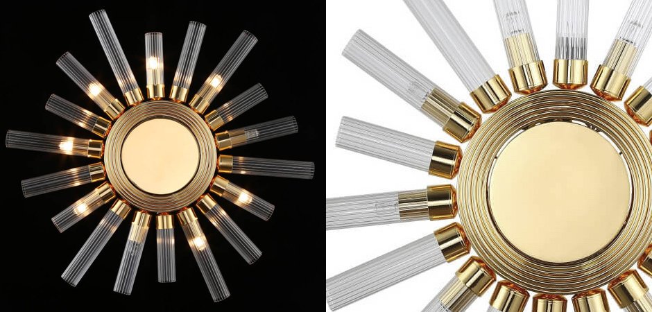 БРА Art Deco Sun Light Ceiling БРА Art Deco Sun Light Ceiling - Loft-Concept в Перми