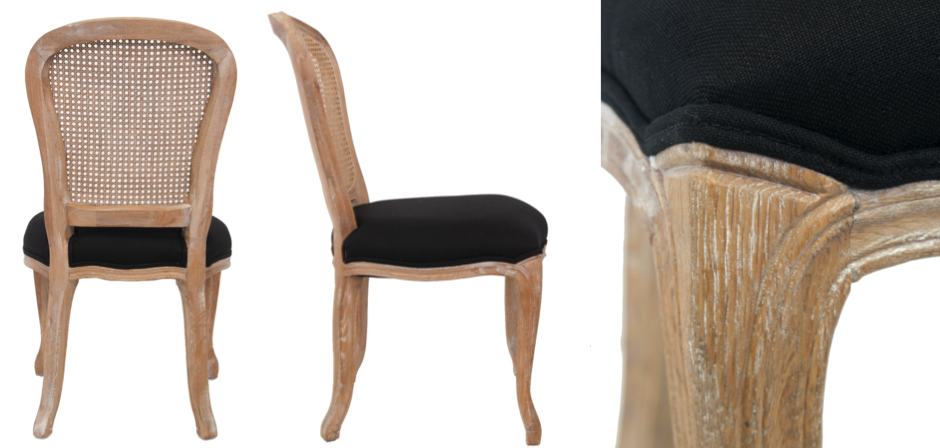 Стул French chairs Provence Neman Black Rattan Chair Стул French chairs Provence Neman Black Rattan Chair - Loft-Concept в Перми