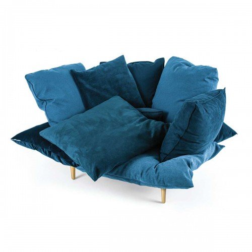 Кресло Seletti Armchair Comfy Turquoise Синий в Перми | Loft Concept 