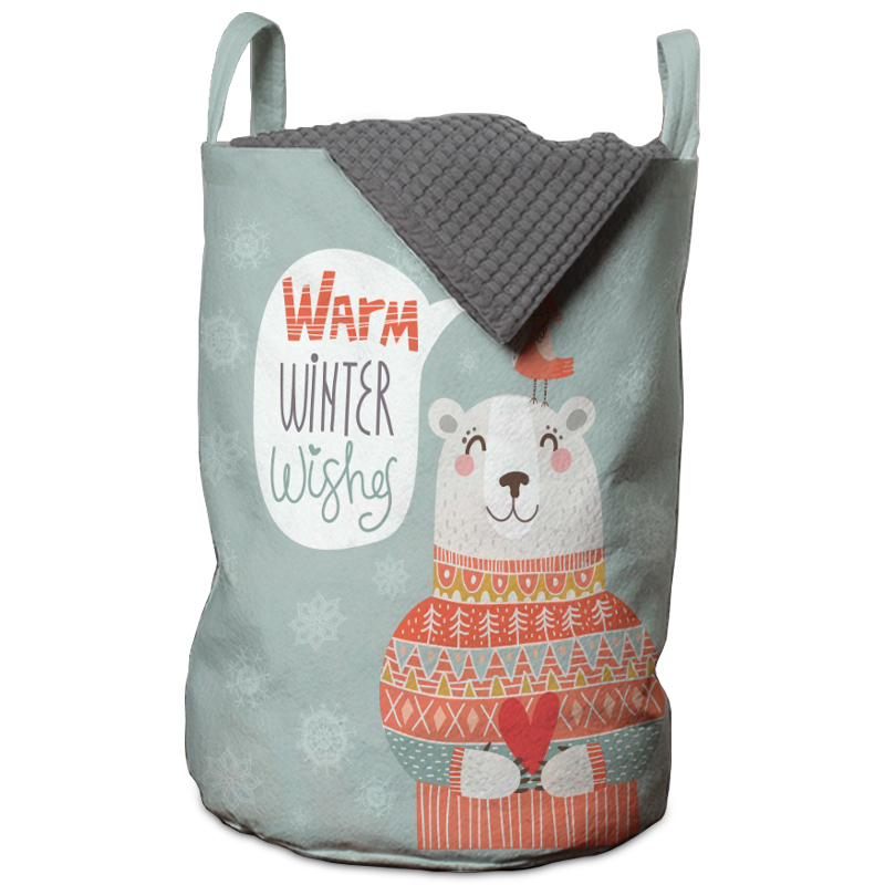 Корзина Warm winter wishes Basket Мульти в Перми | Loft Concept 