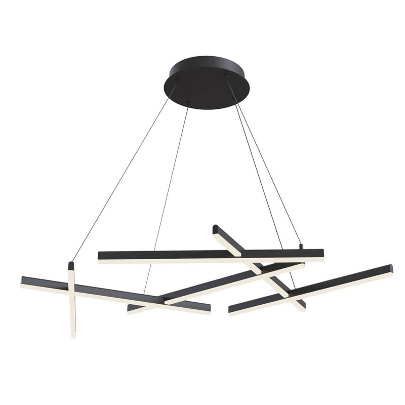 Люстра Smeragde Light Chandelier black Черный Люстра Smeragde Light Chandelier black Черный в Перми | Loft Concept