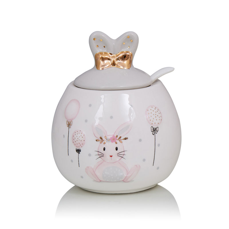 Ваза Kids Vase Bunny III Розовый пастельный Серый в Перми | Loft Concept 