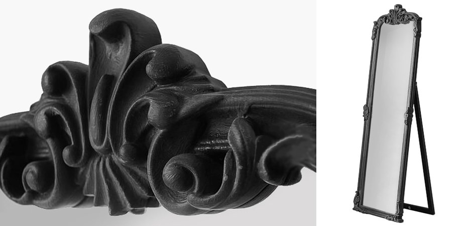 Напольное зеркало Valensole Black Напольное зеркало Valensole Black - Loft-Concept в Перми