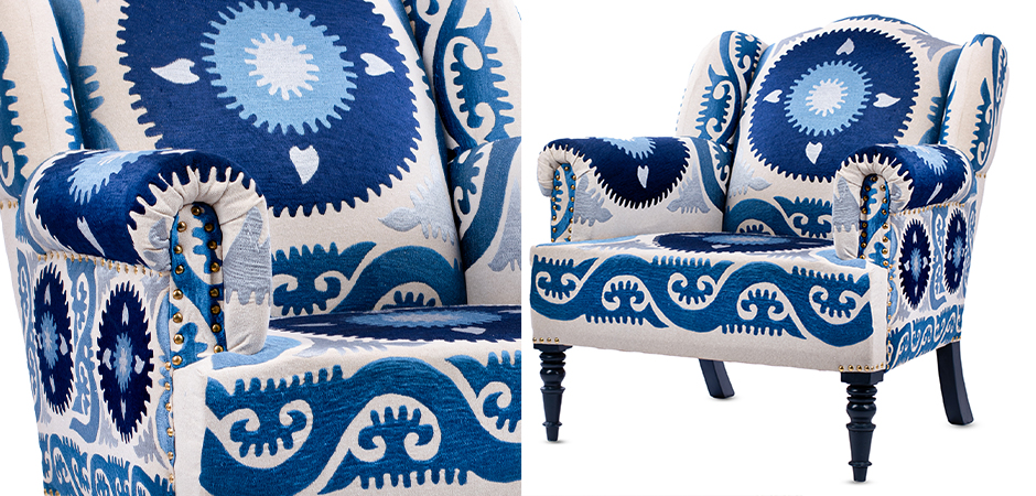 Кресло Accent Chairs Indigo Sun Кресло Accent Chairs Indigo Sun - Loft-Concept в Перми