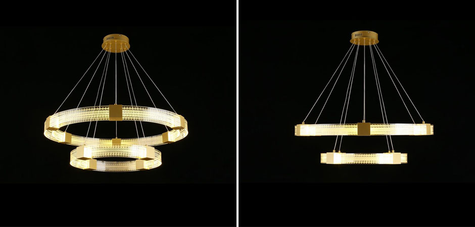 Люстра Два Кольца Ring Horizontal Ornament Meander 2 Люстра Два Кольца Ring Horizontal Ornament Meander 2 - Loft-Concept в Перми
