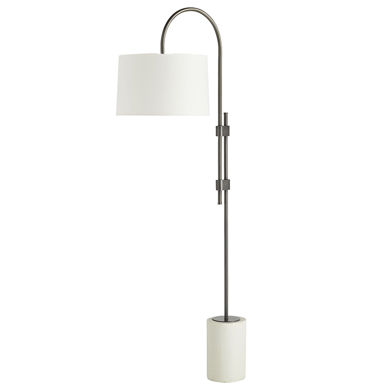 Торшер Arteriors ILY FLOOR LAMP Темная бронза Белый в Перми | Loft Concept 