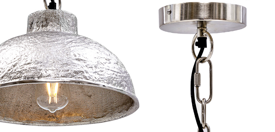 Подвесной светильник Rough Silver Pendant II Подвесной светильник Rough Silver Pendant II - Loft-Concept в Перми