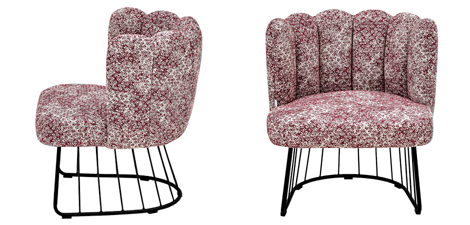 Кресло Noah Armchair cherry-white Кресло Noah Armchair cherry-white - Loft-Concept в Перми