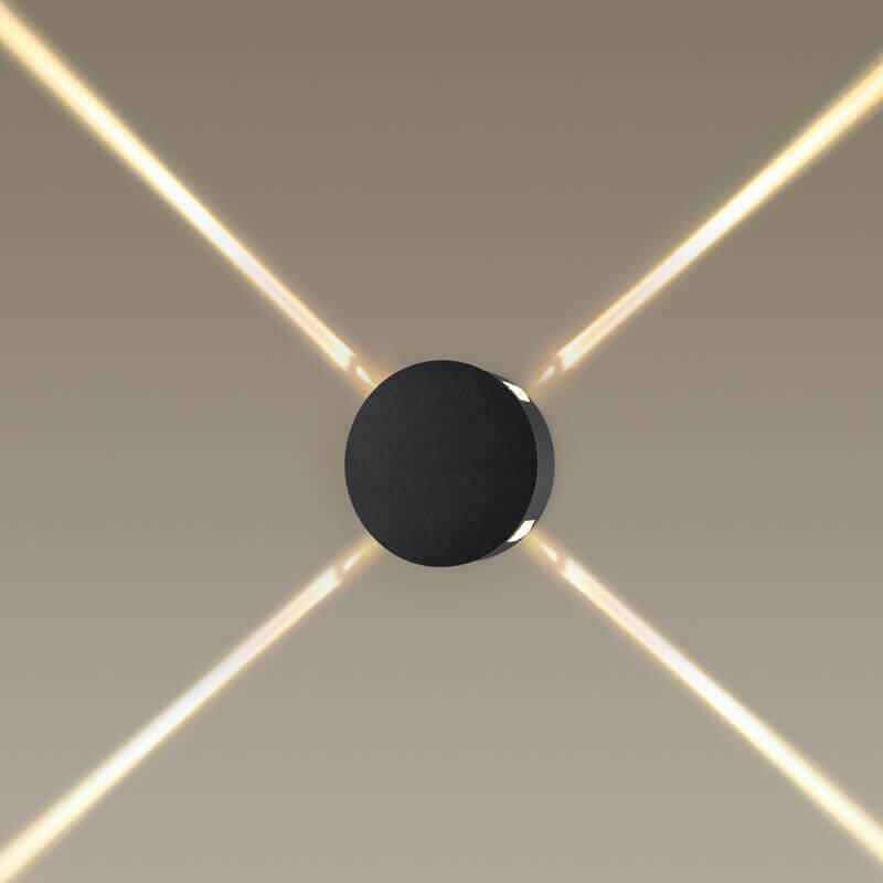 Спот Jedi Beam Sconce Circle black Черный в Перми | Loft Concept 