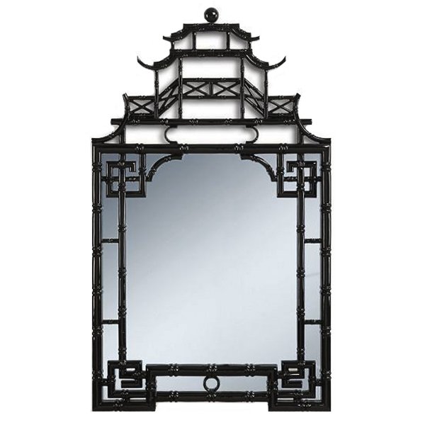 Зеркало Pagoda Mirror Black Черный в Перми | Loft Concept 