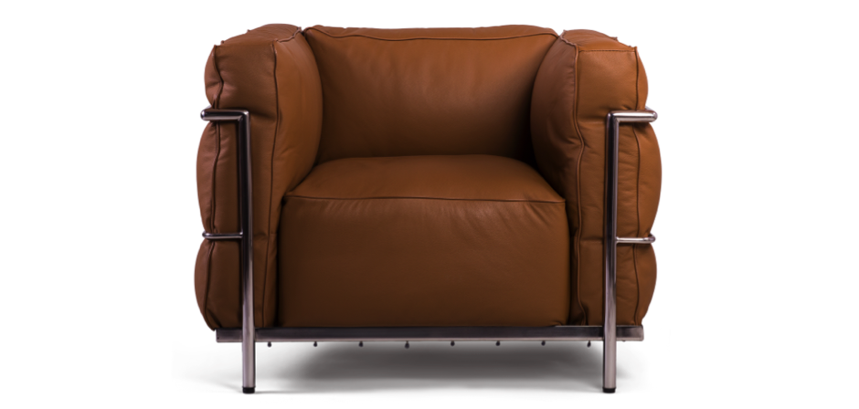 Кресло Le Corbusier LC3 brown Кресло Le Corbusier LC3 brown - Loft-Concept в Перми