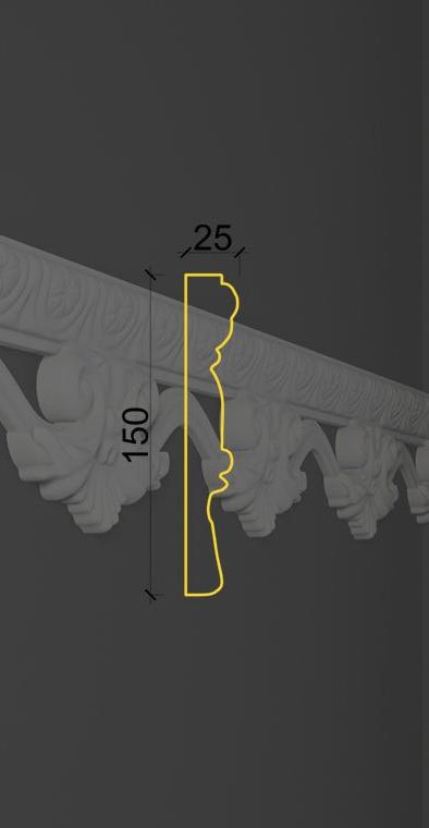 Молдинг с орнаментом MO-28 в Перми