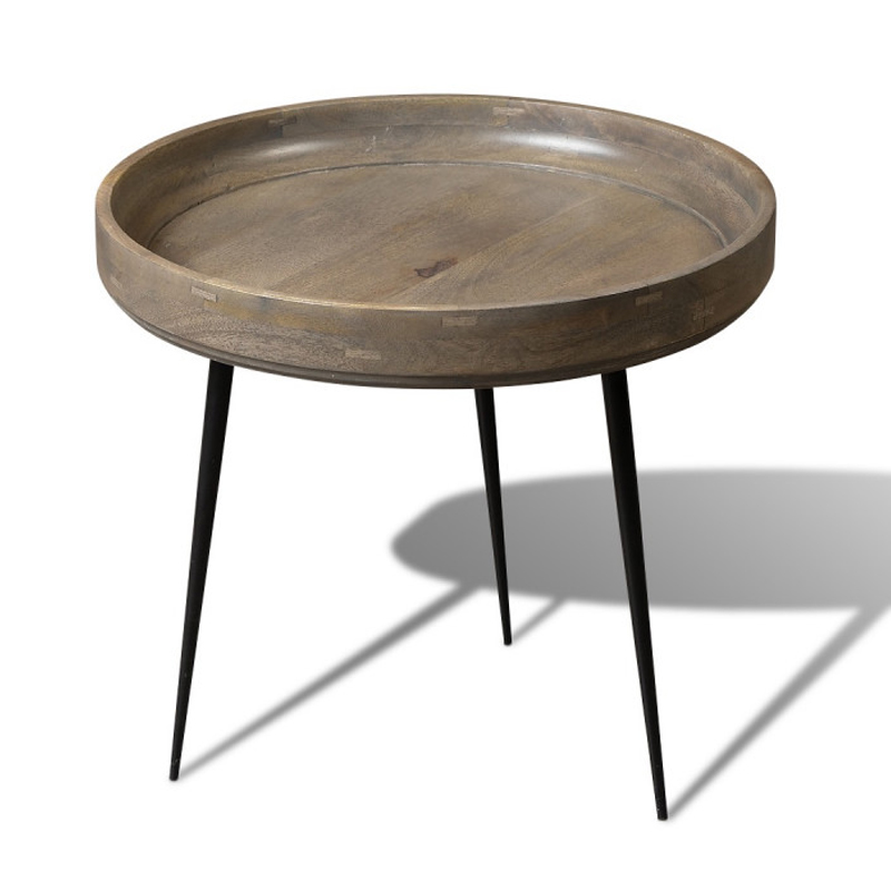 Кофейный стол Davidson Coffee Table platinum 47 Серый Черный в Перми | Loft Concept 