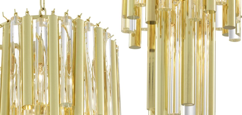 Люстра Eichholtz Chandelier Gigi S Gold Люстра Eichholtz Chandelier Gigi S Gold - Loft-Concept в Перми
