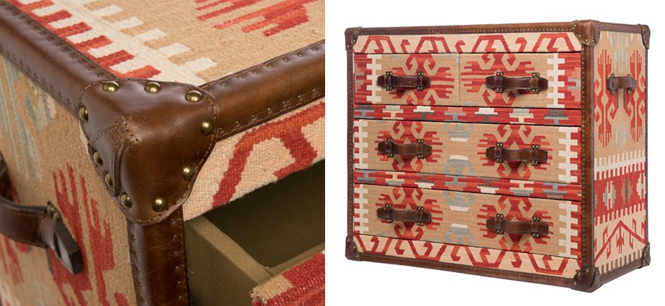 Комод Килим Howard Kilim Chest of Drawers Комод Килим Howard Kilim Chest of Drawers - Loft-Concept в Перми