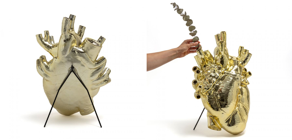 Ваза Seletti Love in Bloom Gold Gaint Ваза Seletti Love in Bloom Gold Gaint - Loft-Concept в Перми