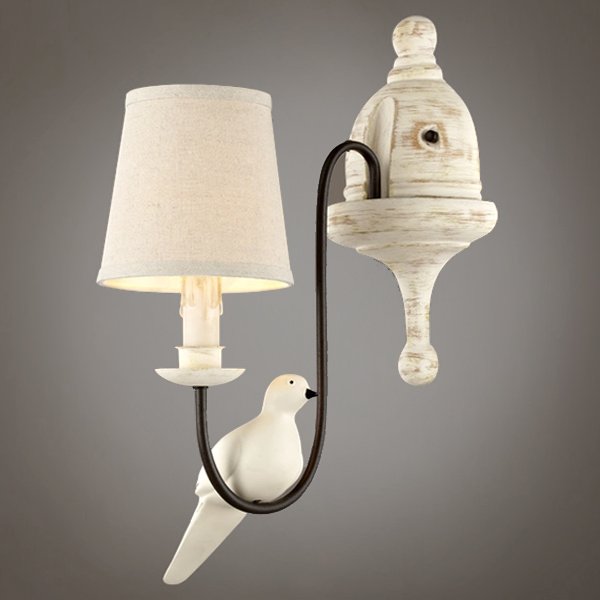 Бра Norman Bird Wall Lamp one ivory ( слоновая кость ) в Перми | Loft Concept 