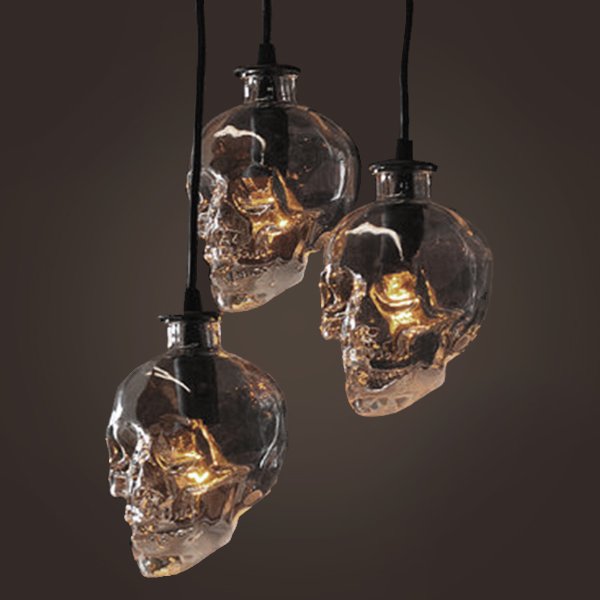 Люстра Череп Glass Skull Pendant  в Перми | Loft Concept 