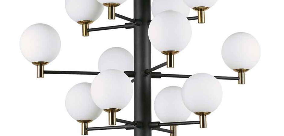 Люстра Italian Globe Abstraction Light White and Black 12 Люстра Italian Globe Abstraction Light White and Black 12 - Loft-Concept в Перми