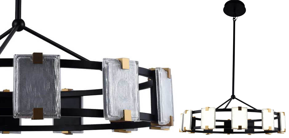Люстра Rectangular Glass Plafon D85 Люстра Rectangular Glass Plafon D85 - Loft-Concept в Перми