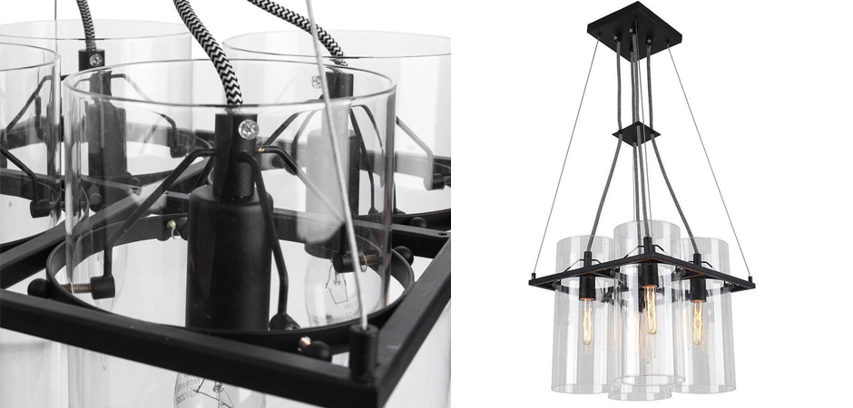 Люстра Glass Cylinder Chandelier Люстра Glass Cylinder Chandelier - Loft-Concept в Перми