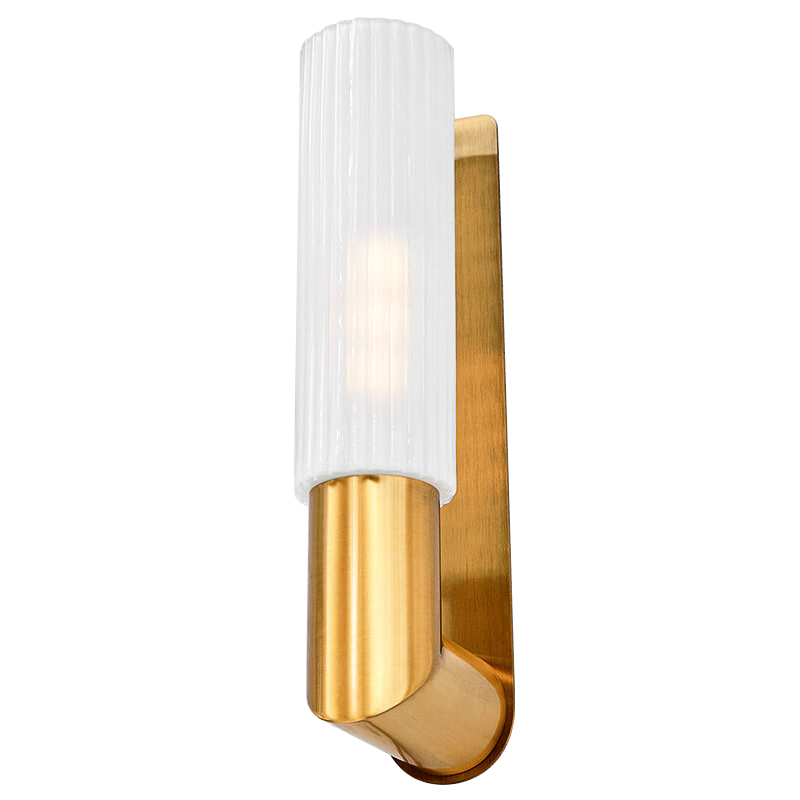 Бра Wiley Wall Lamp Белый Золотой в Перми | Loft Concept 