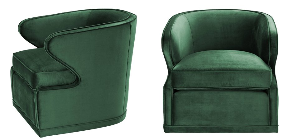 Кресло Eichholtz Chair Dorset Green Кресло Eichholtz Chair Dorset Green - Loft-Concept в Перми