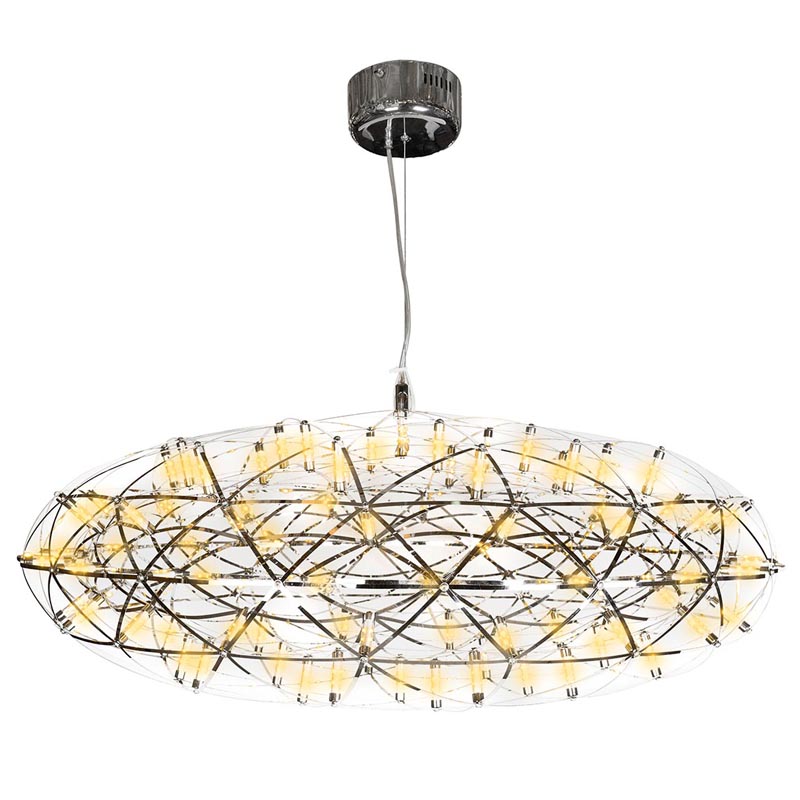 Люстра Moooi 3D Sphere Oval Yellow lamp L Хром в Перми | Loft Concept 