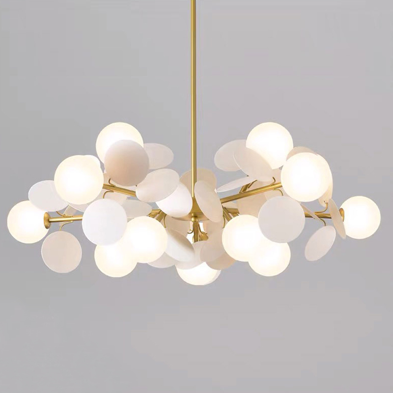 Люстра MATISSE Chandelier white Золотой Белый в Перми | Loft Concept 