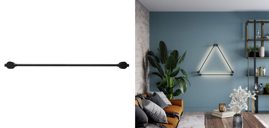 Черное светодиодное бра Trumpet tube Wide Черное светодиодное бра Trumpet tube Wide - Loft-Concept в Перми