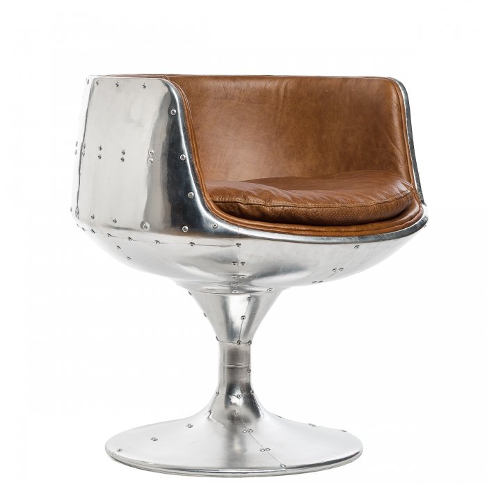 Кресло Aviator Cup Chair Коричневый в Перми | Loft Concept 