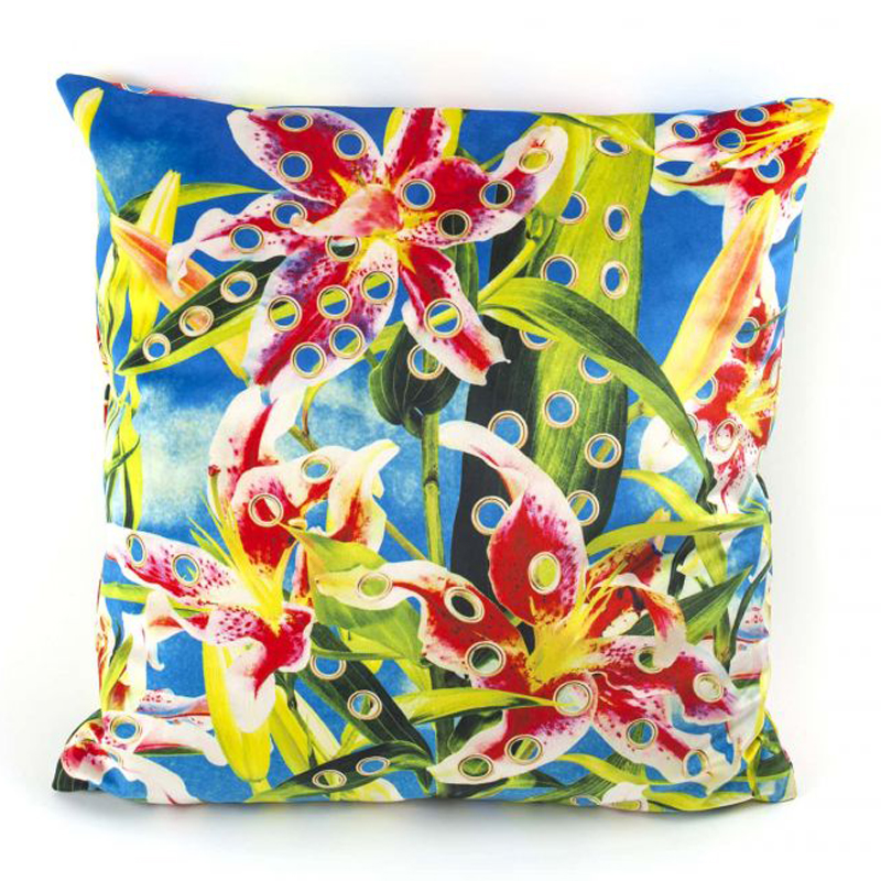 Подушка Seletti Cushion Flower with holes Мульти в Перми | Loft Concept 